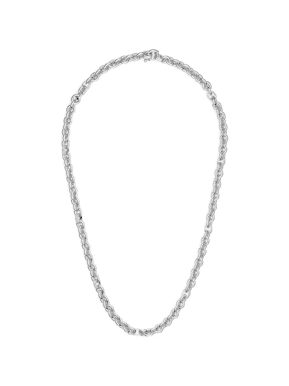 YOJ Oto rolo-chain necklace - Argento