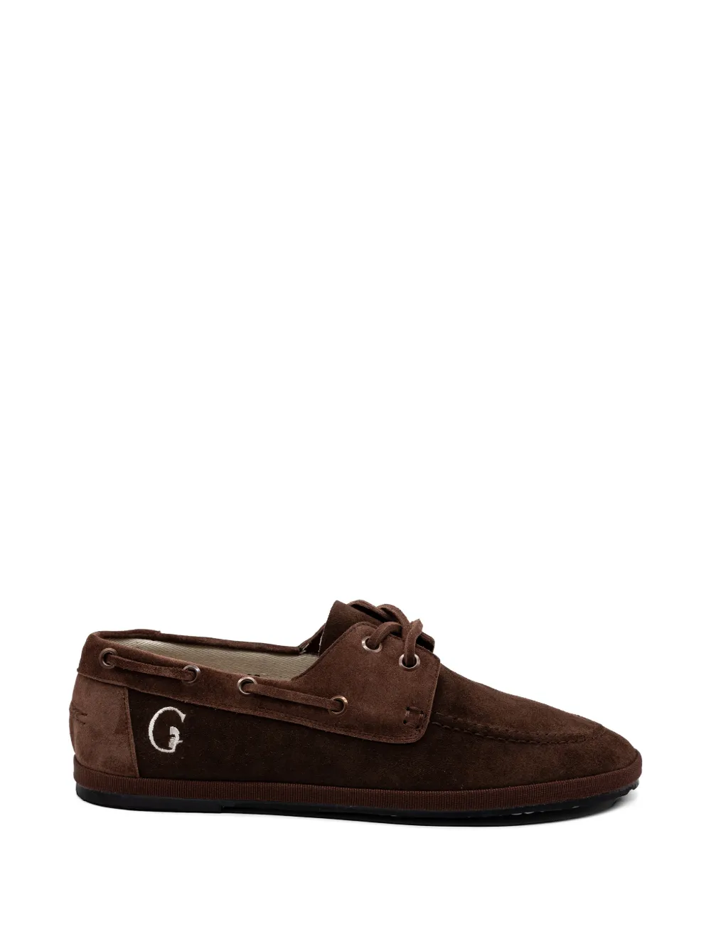 Gondolina Briccola suede boat shoes - Marrone