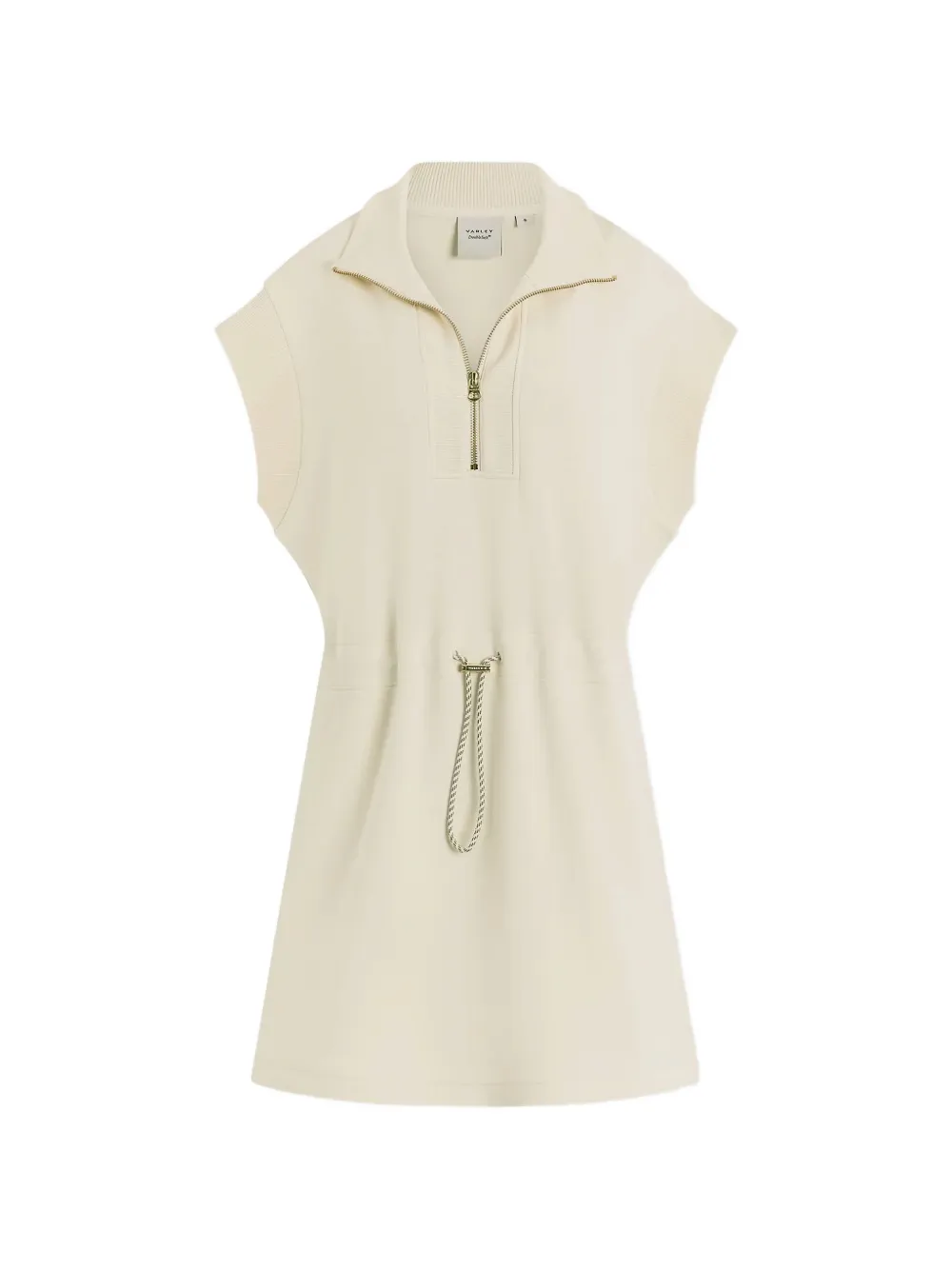 Varley Avaya half-zip mini dress - Toni neutri