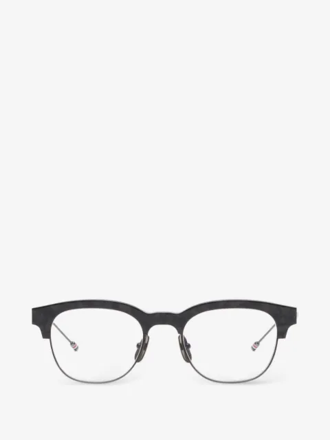 Thom Browne Eyewear oval-frame glasses