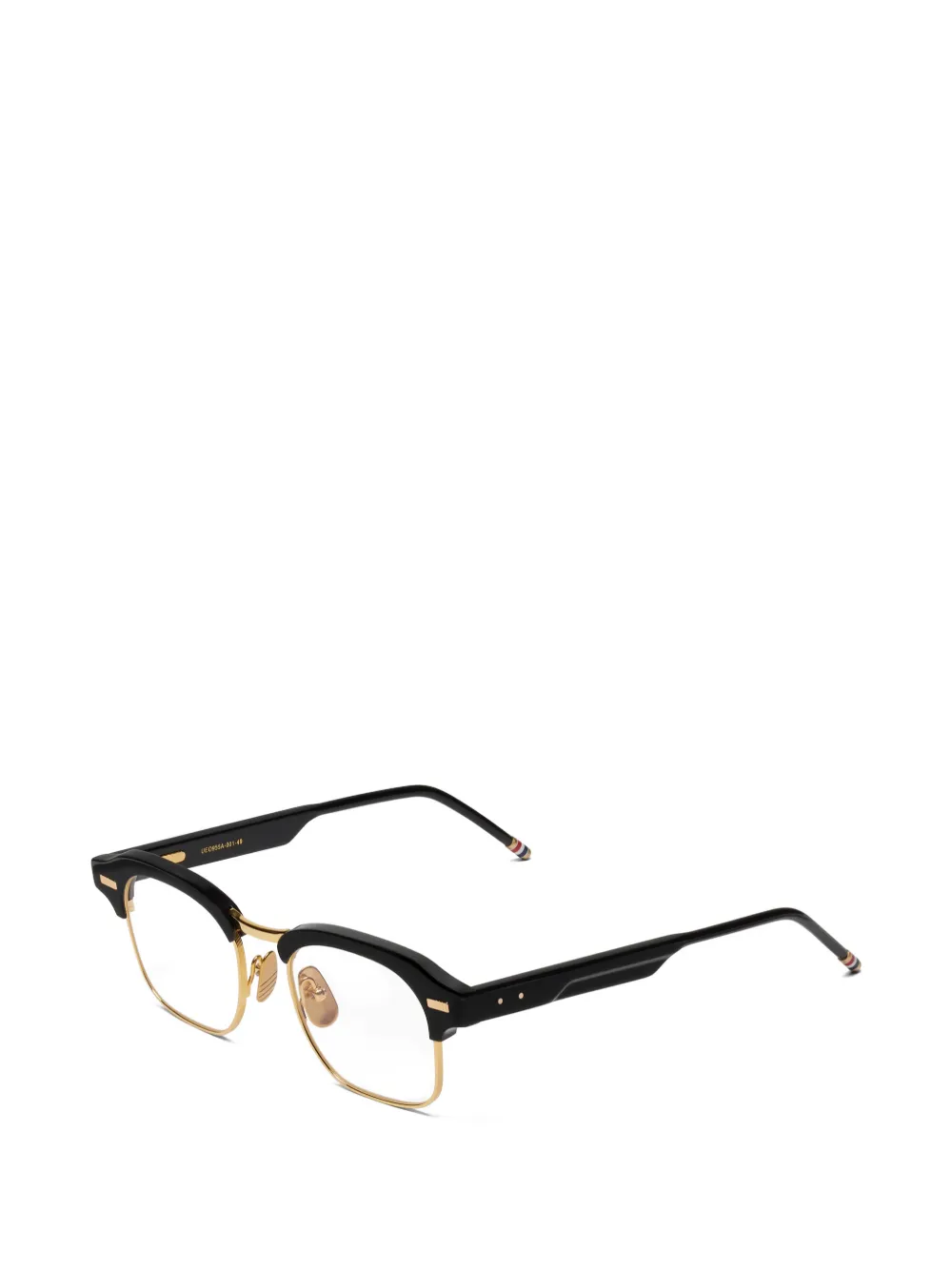 Thom Browne Eyewear Bril met vierkant montuur Zwart