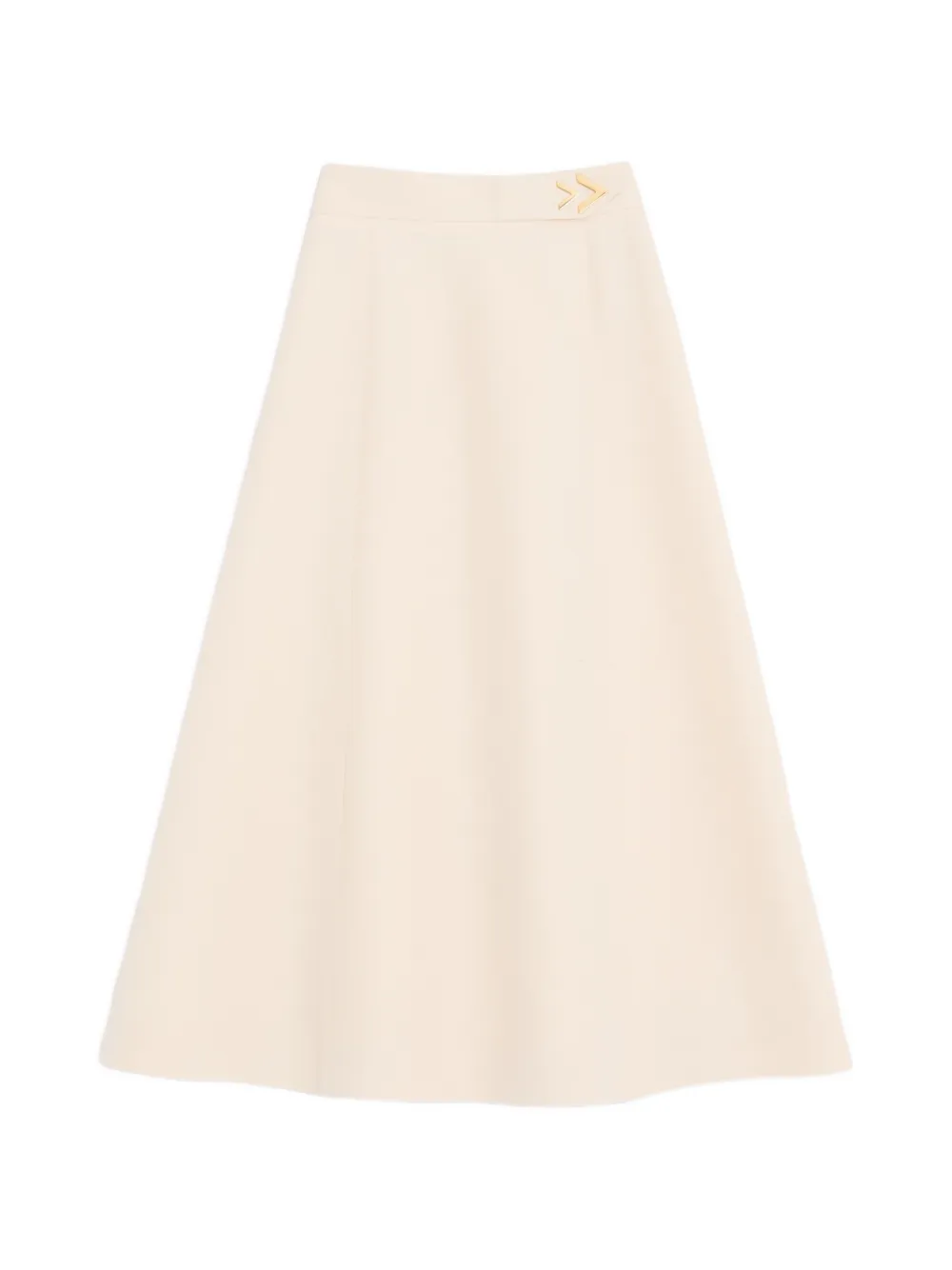Valentino Garavani crepe couture midi skirt - Toni neutri