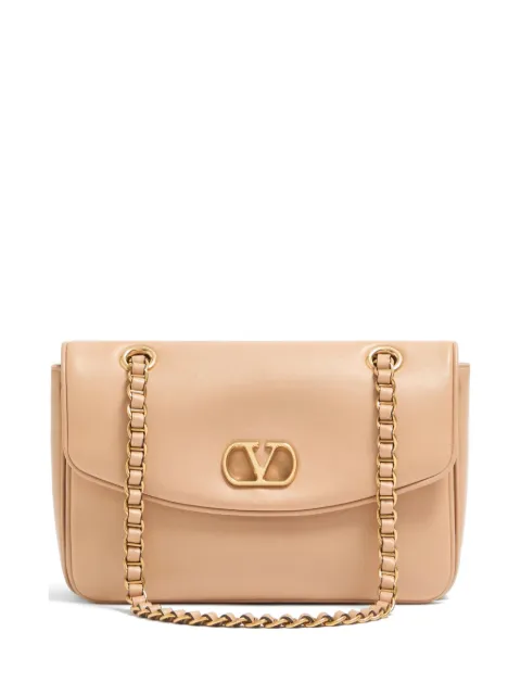 Valentino Garavani bolsa Djuna mediana de piel de napa con cadena