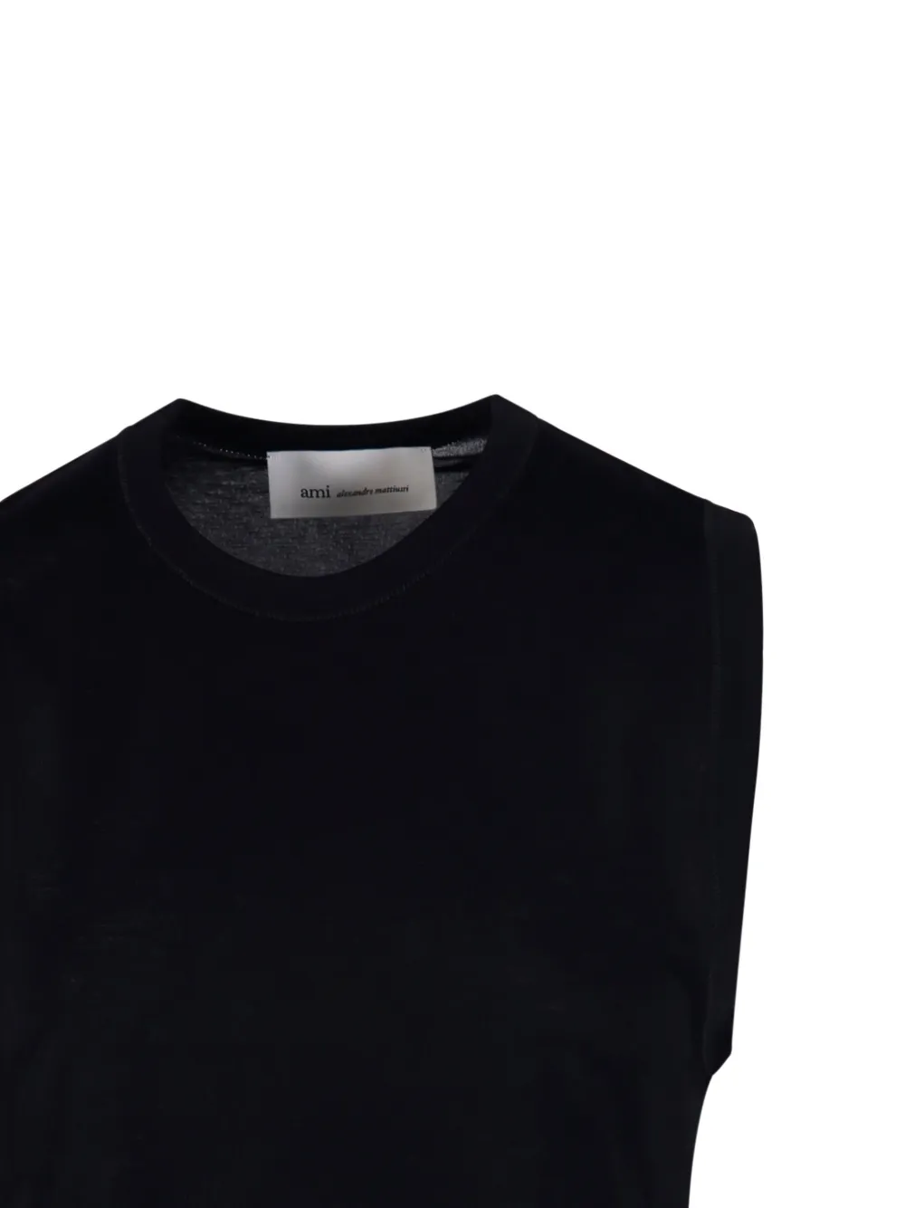 AMI Paris Ami de Coeur tanktop Zwart