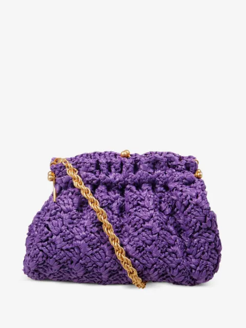 amato daniele Raviolo woven-design clutch bag