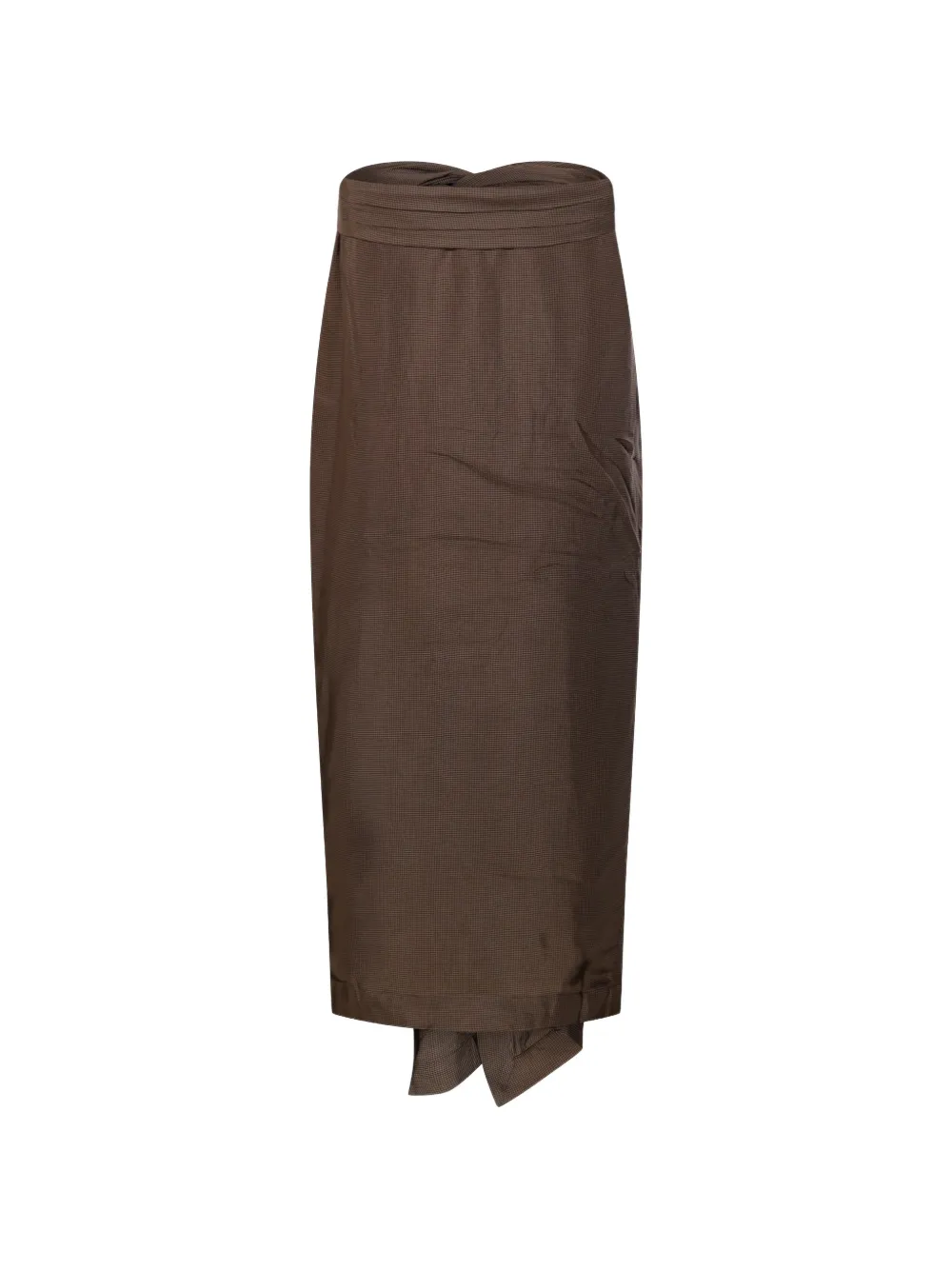 Róhe strapless top - Marrone