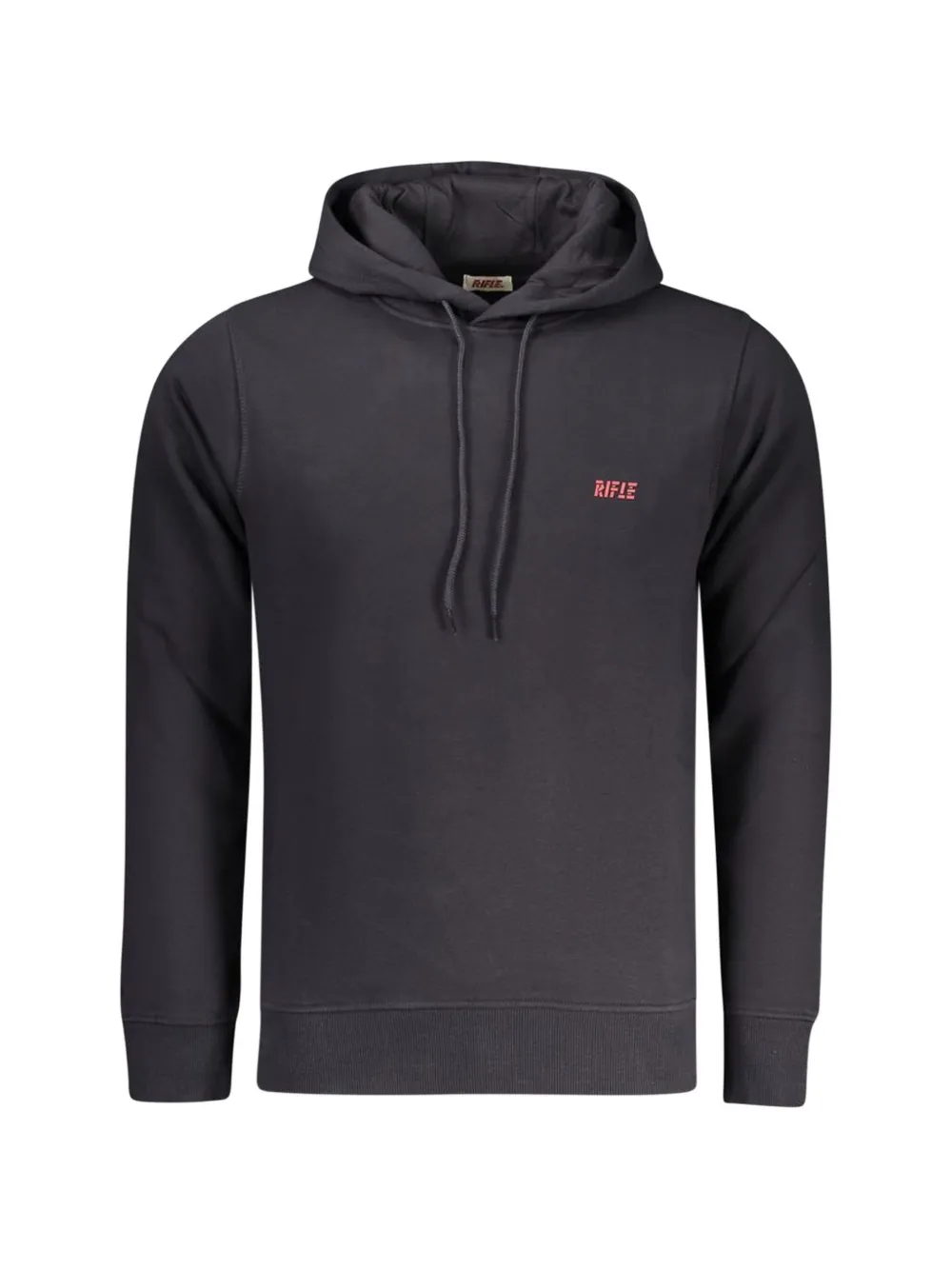 RIFLE logo-print drawstring hoodie - Blu