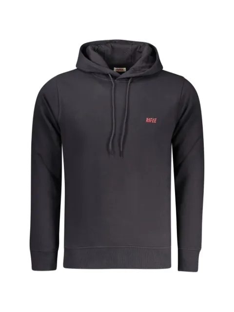 RIFLE hoodie con logo estampado y cordones