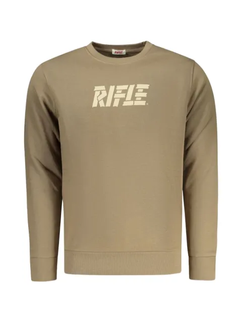 RIFLE logo-print cotton sweatshirt