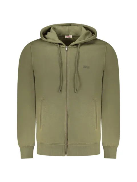 RIFLE zip-up drawstring hoodie