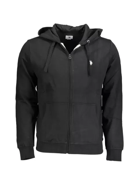 U.S. POLO ASSN. hoodie con cierre y detalle del logo