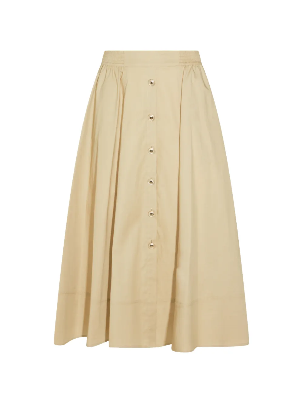 TWINSET button-down midi skirt - Toni neutri