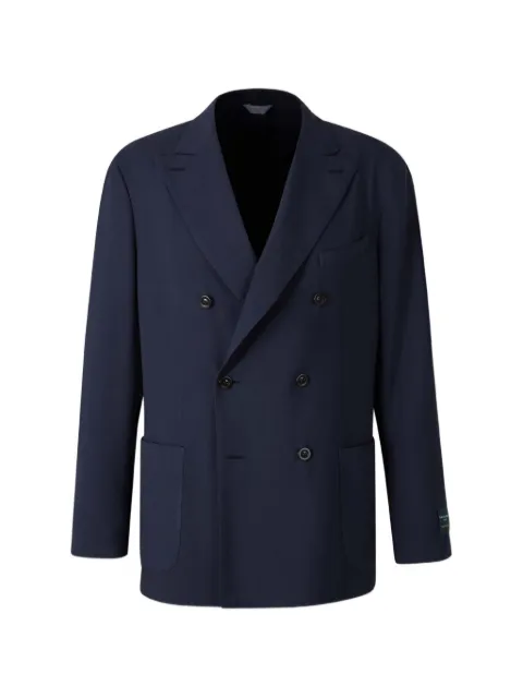 Boglioli double-breasted peak-lapel blazer