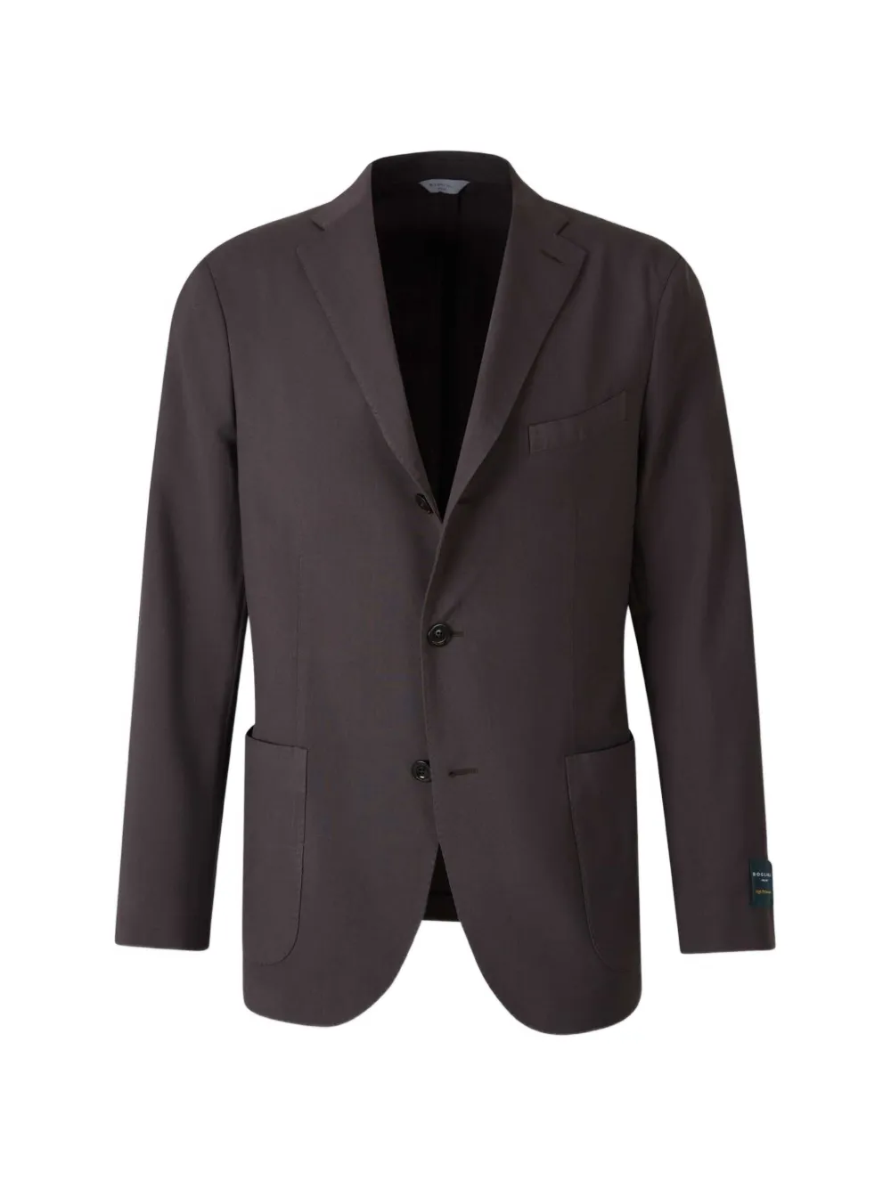 Boglioli single-breasted notch-lapel jacket - Marrone