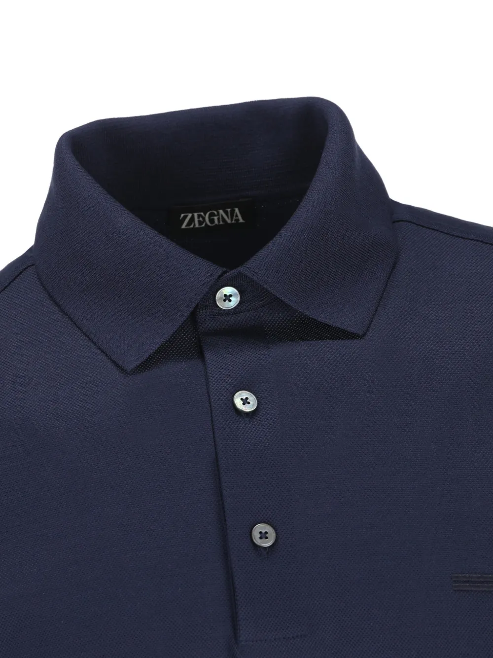 Zegna Poloshirt met korte mouwen Blauw