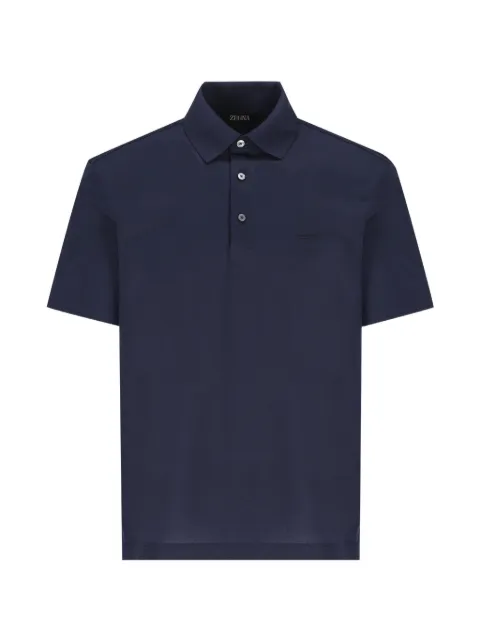 Zegna Polo a maniche corte piqué