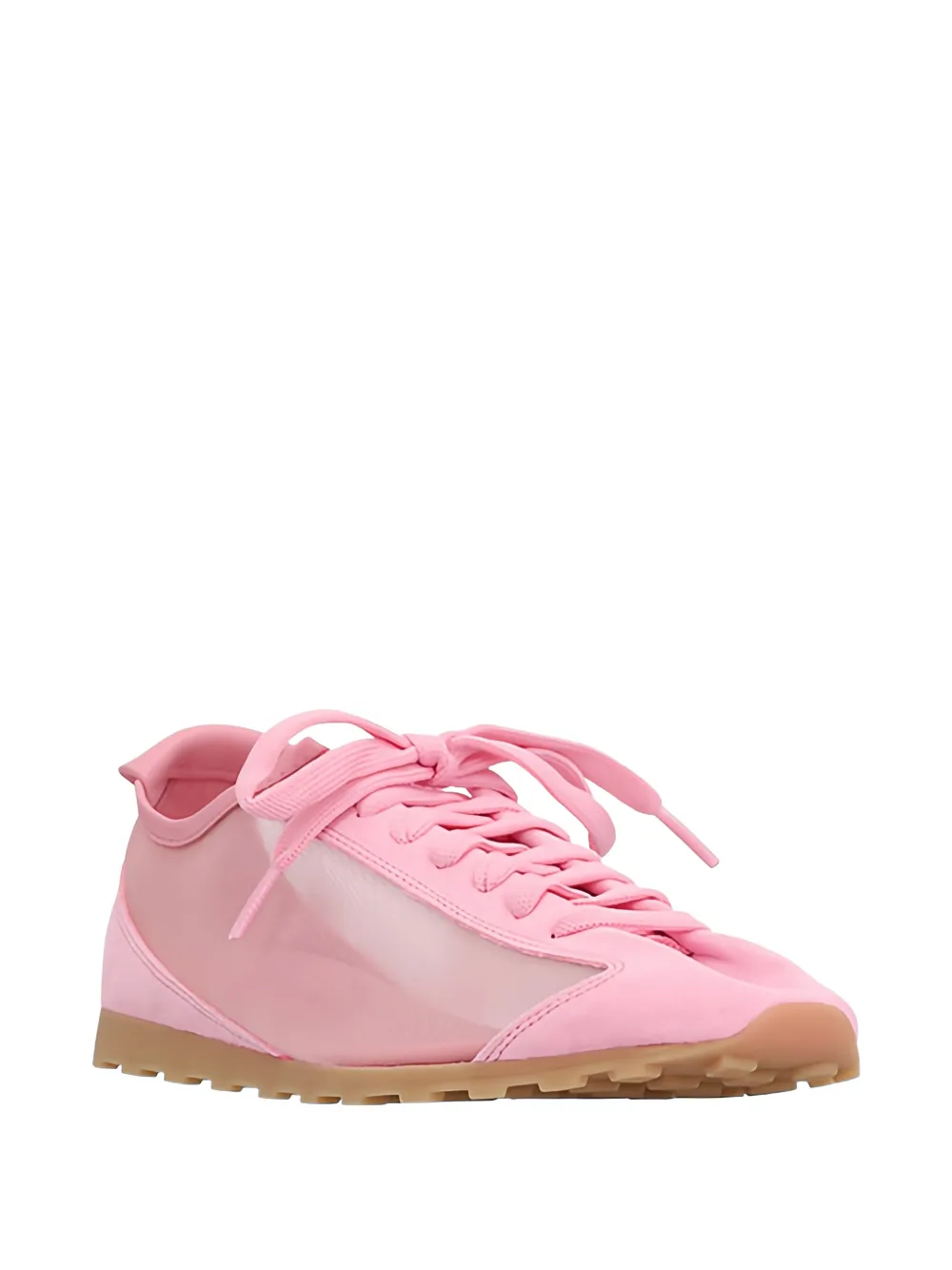 Jacquemus Les Tennis mesh-panel sneakers Wit