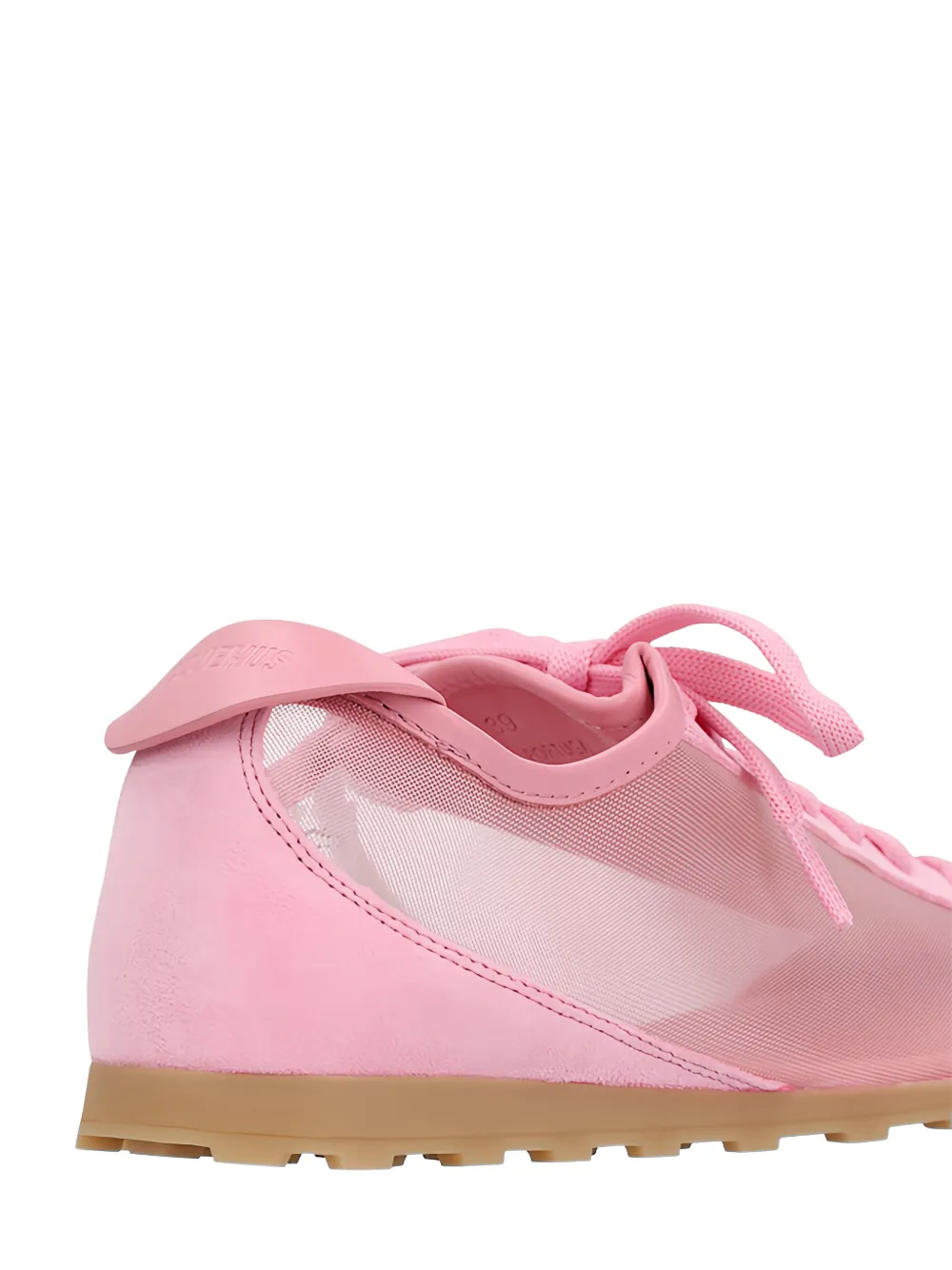 Jacquemus Les Tennis mesh-panel sneakers Wit