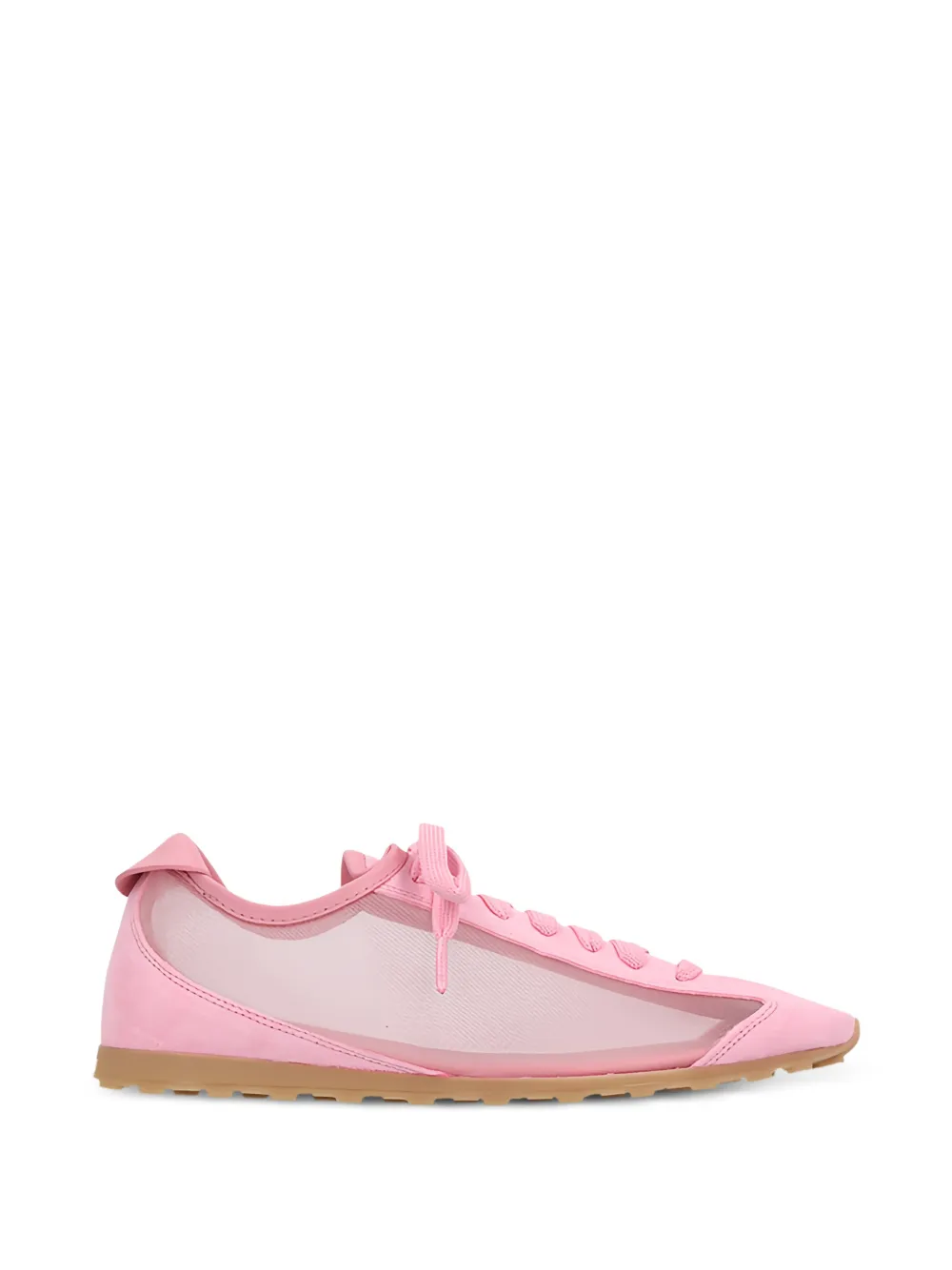 Jacquemus Les Tennis mesh-panel sneakers Wit