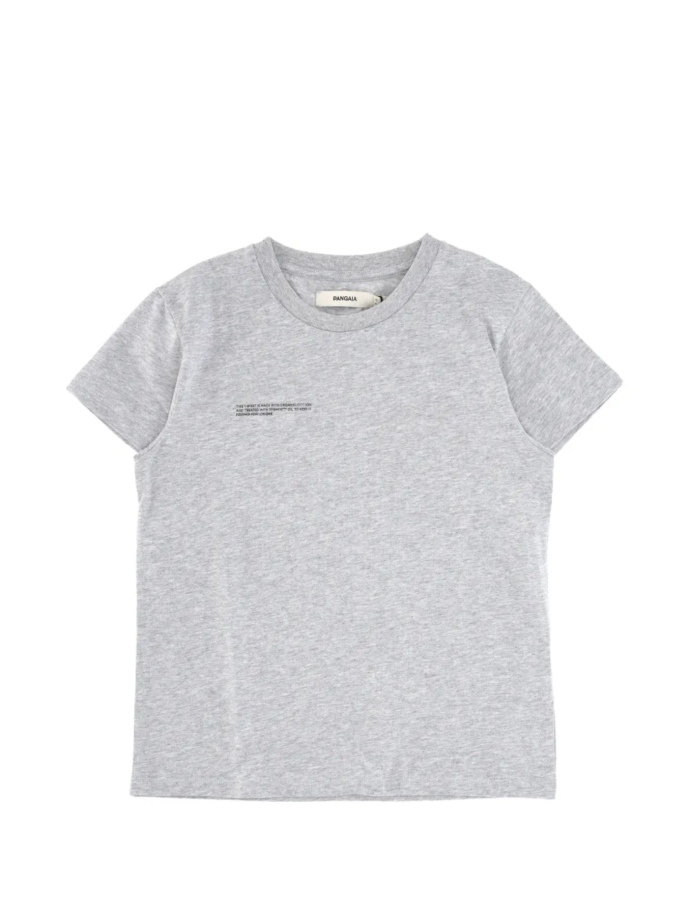 Pangaia Kids logo-print T-shirt - Grigio