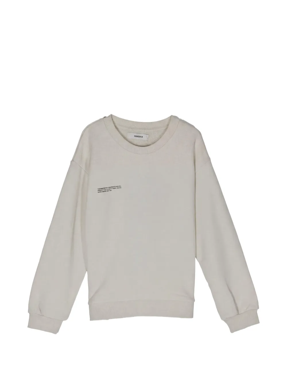 Pangaia Kids logo-print sweatshirt - Toni neutri