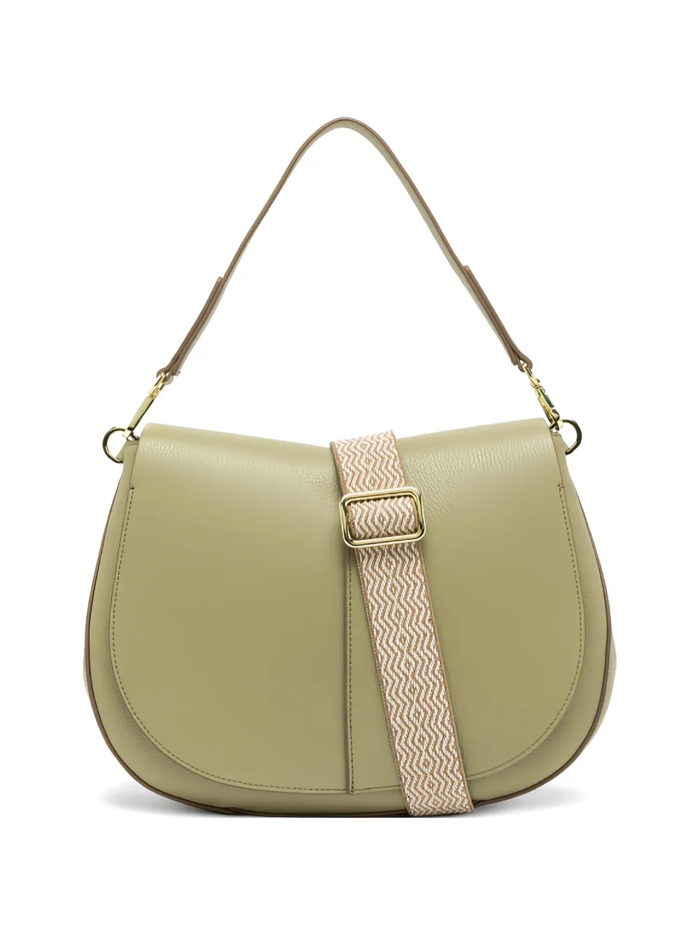 GIANNI CHIARINI Helena Round shoulder bag - Toni neutri