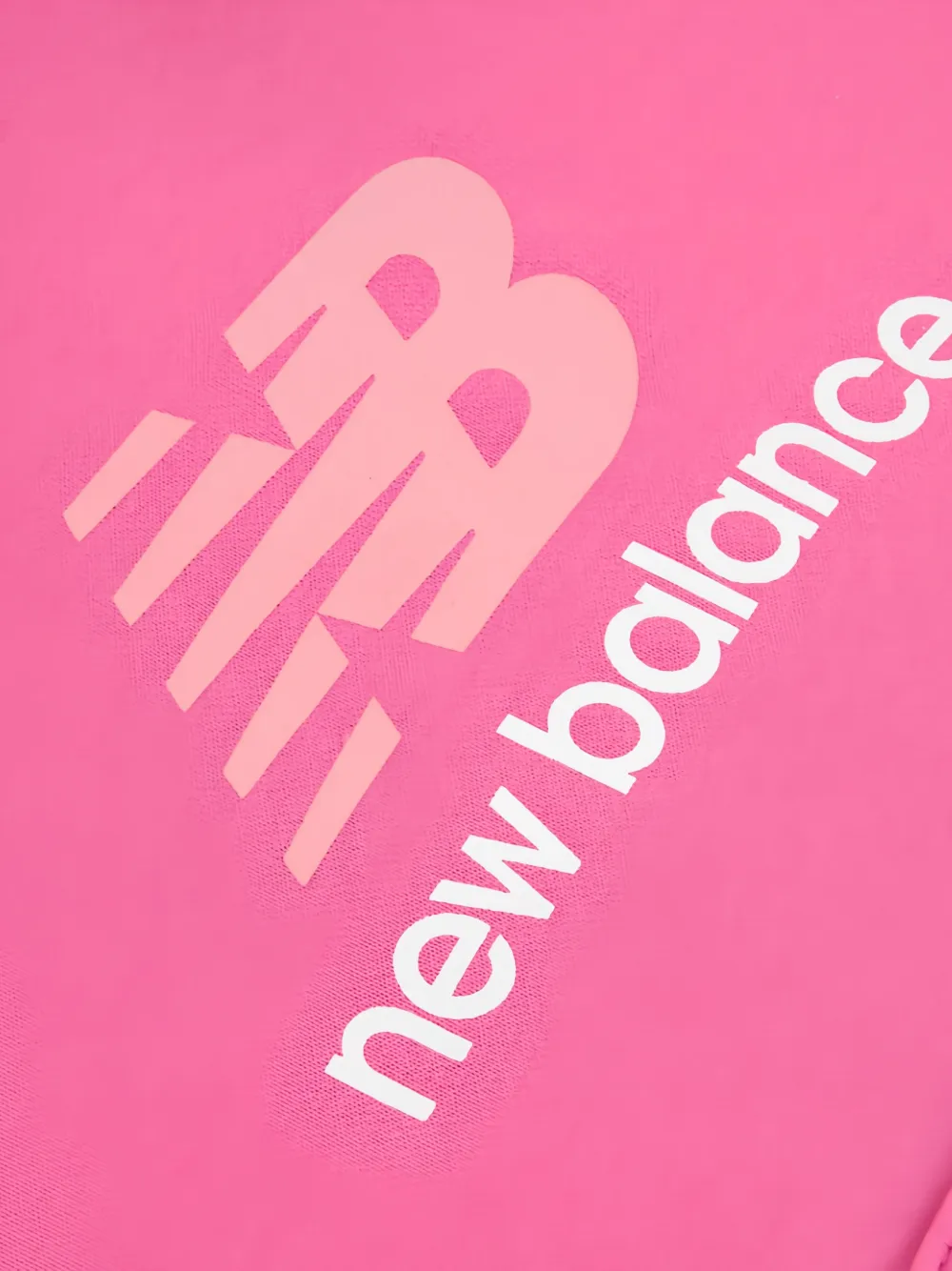 New Balance Kids BB Hoodie met logo-print Roze