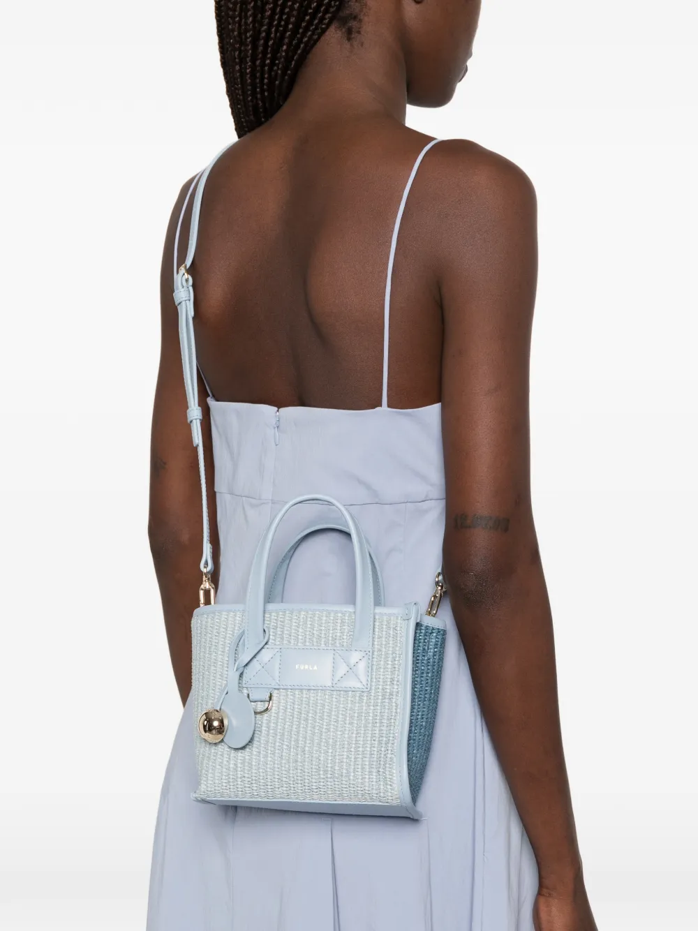 Furla Divide It mini-shopper Blauw