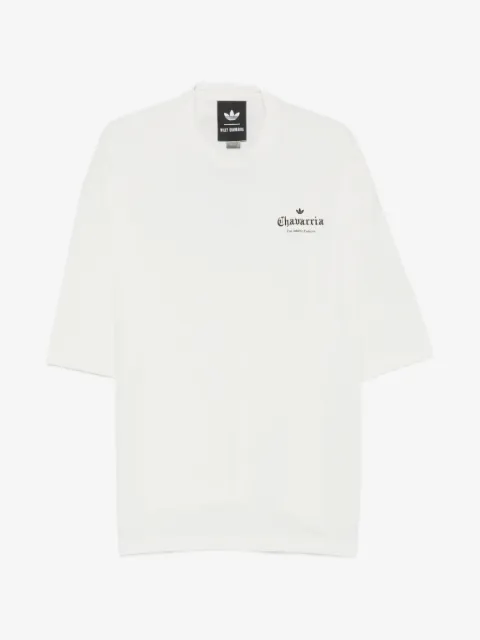 adidas playera con logo estampado en colaboración con Willy Chavarria