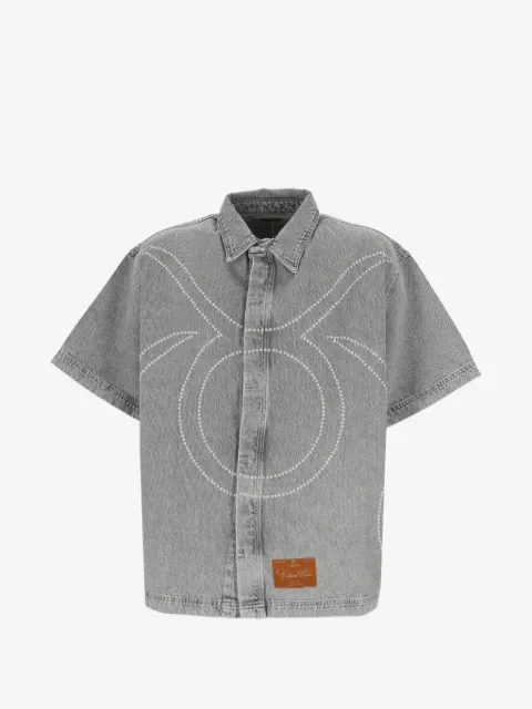 GARCIAS stud-embellished denim shirt