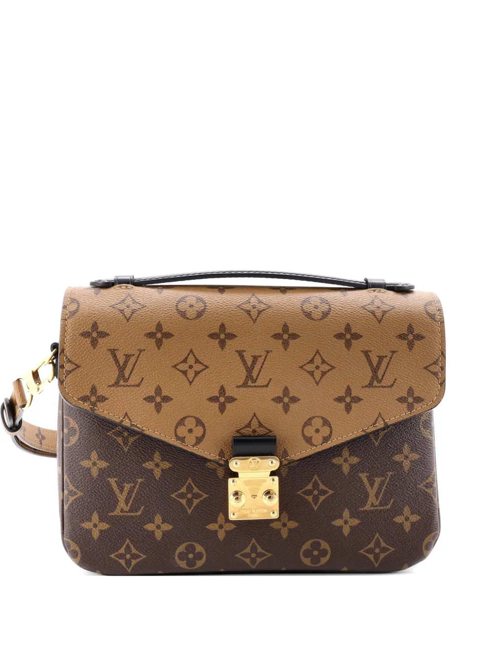 Louis Vuitton Pre-Owned Pochette Metis Umhängetasche aus Canvas mit Reverse-Monogramm - Braun