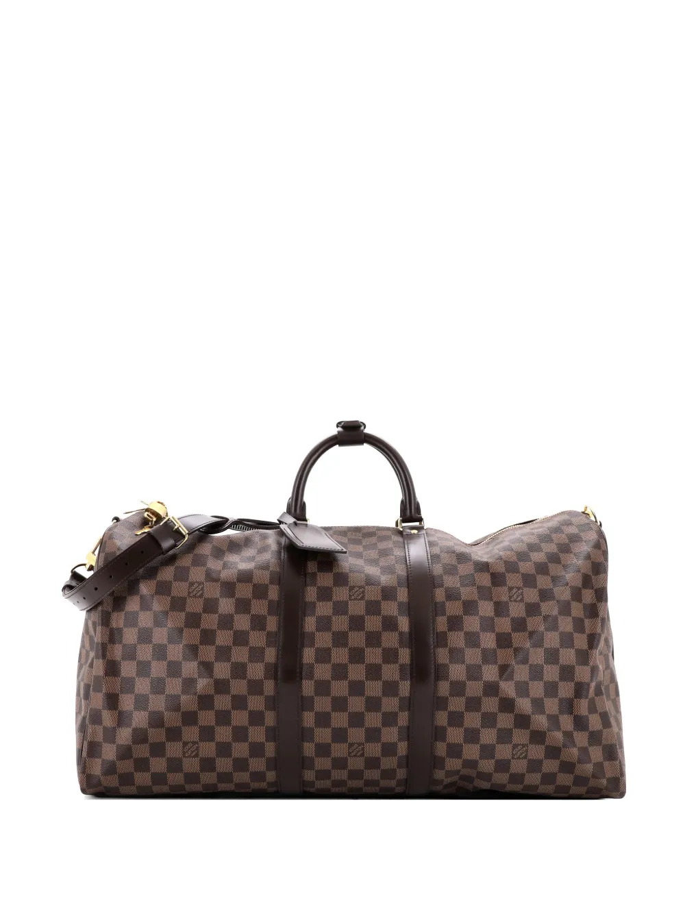 Louis Vuitton Pre-Owned Borsa da viaggio Keepall Bandouliere Bag Damier 55 - Marrone