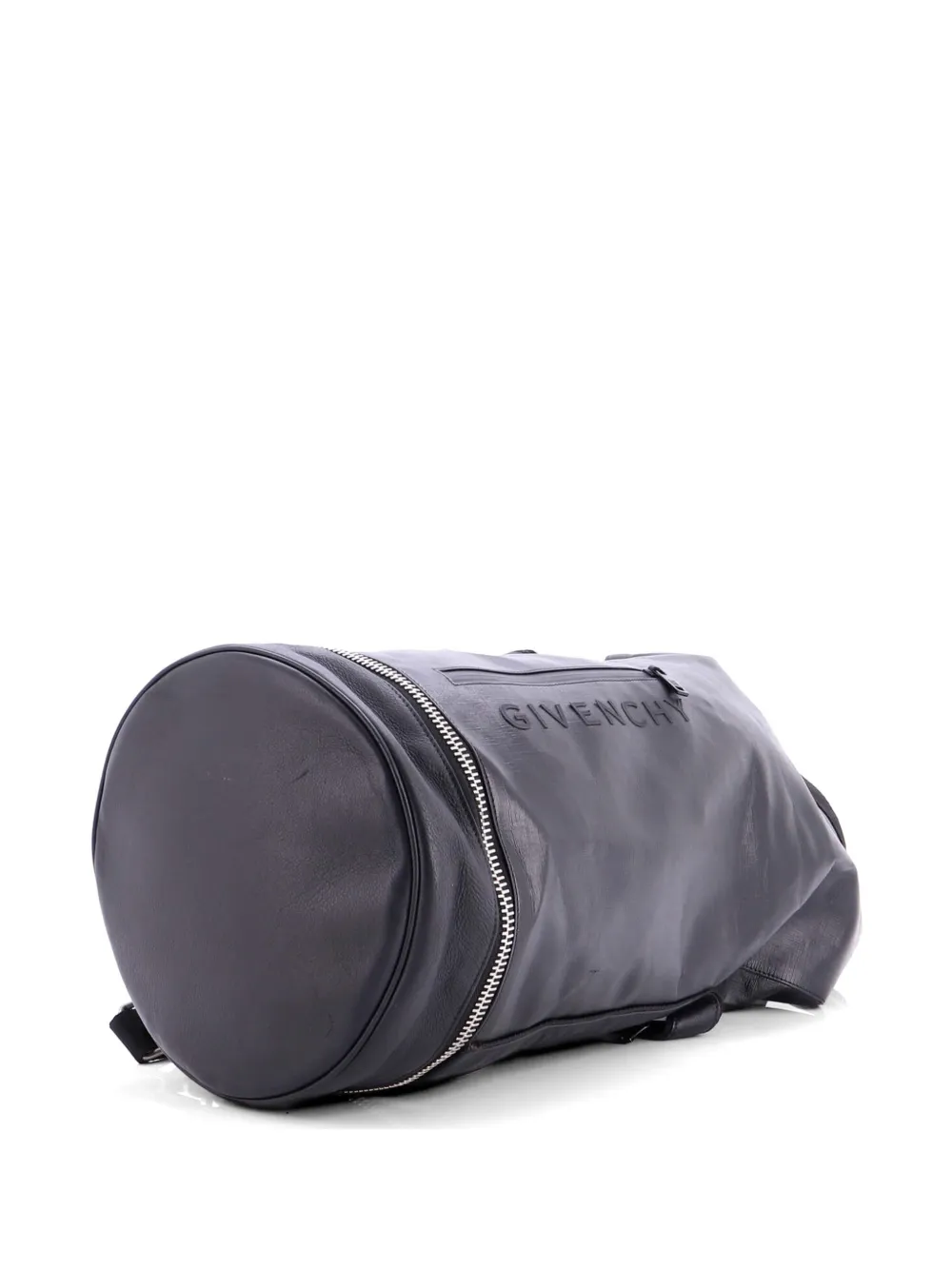 Givenchy Pre-Owned Jaw Bag Coated Canvas with Leather Large backpack - Nero