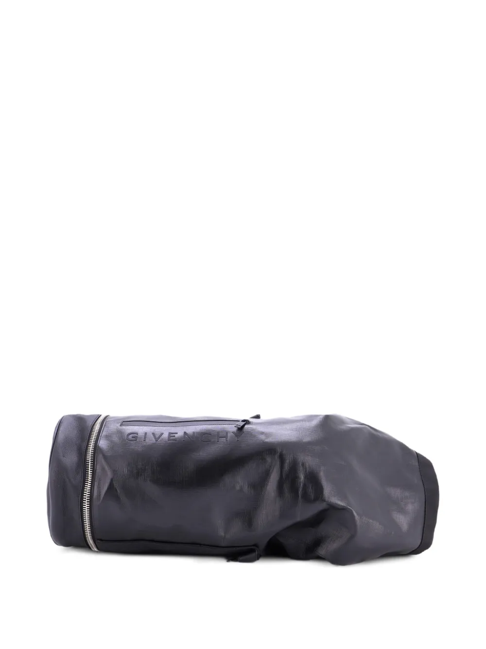 Givenchy Pre-Owned Jaw Bag Coated Canvas with Leather Large backpack - Nero
