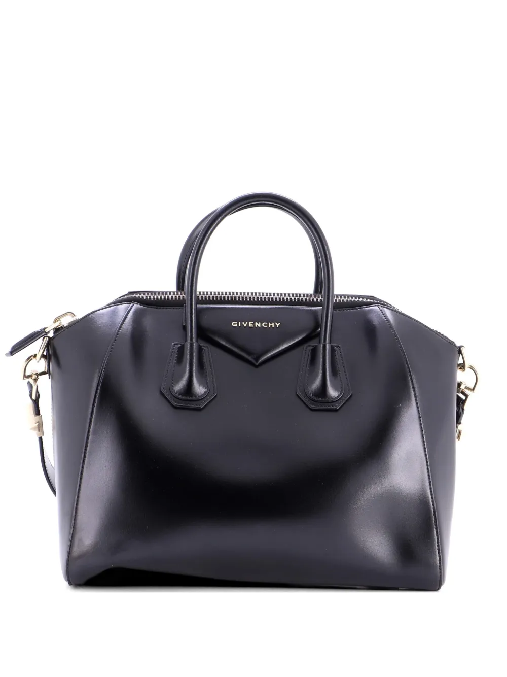 Givenchy Pre-Owned Antigona Bag Glazed Leather Small satchel - Nero