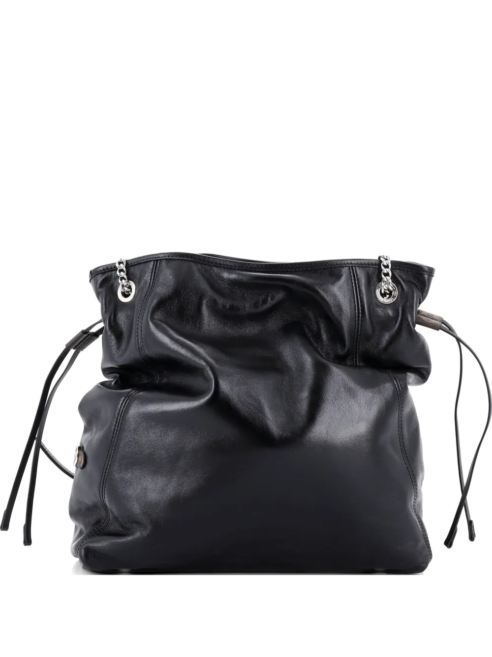 Louis Vuitton Pre-Owned Off Duty Vibe Handbag Leather MM hobo bag - Nero