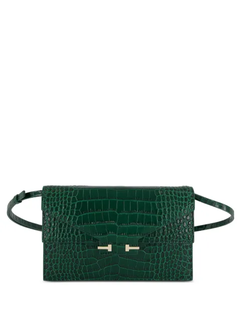 TOM FORD crocodile-effect shoulder bag