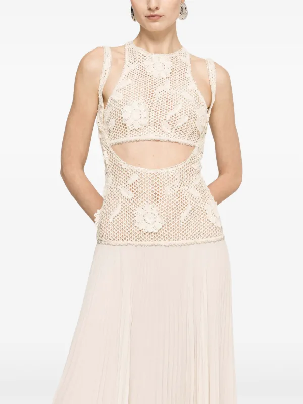 strapless open back dress Daniela Bow Front Structured Pleated Mini Dress main image 0