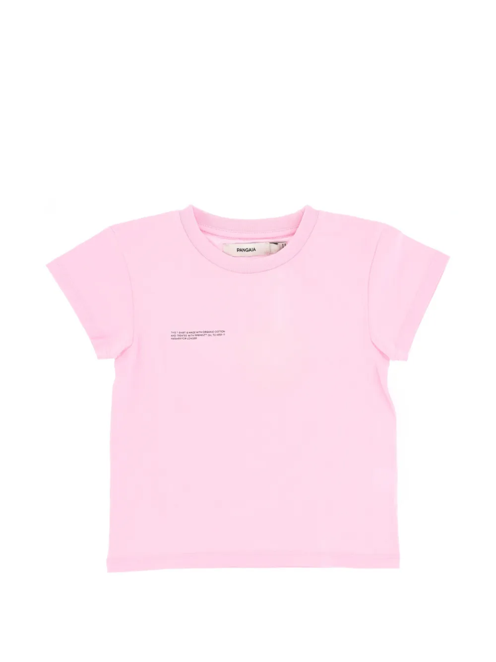 Pangaia Kids logo-print T-shirt - Rosa