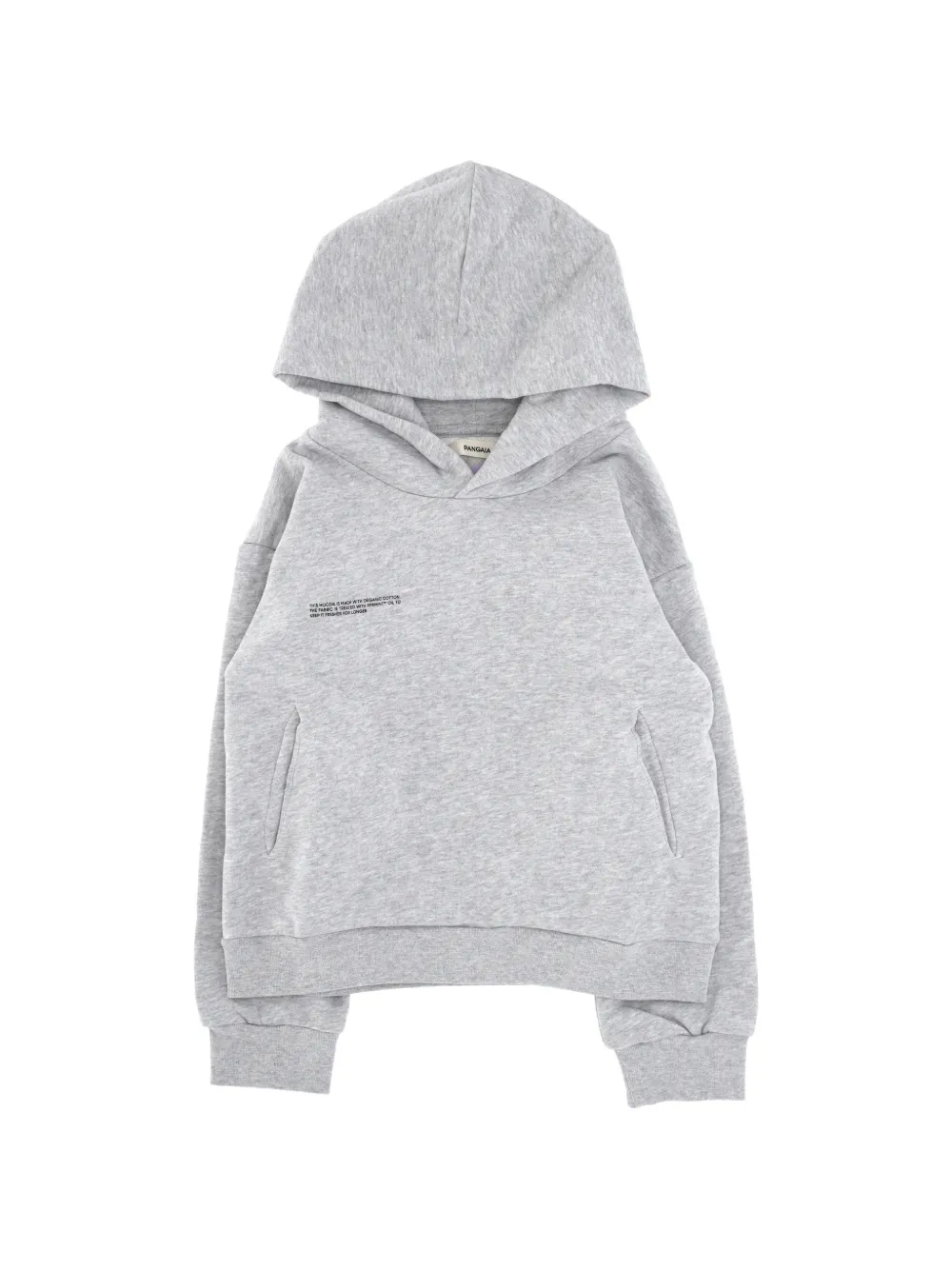 Pangaia Kids long-sleeved hoodie - Grigio