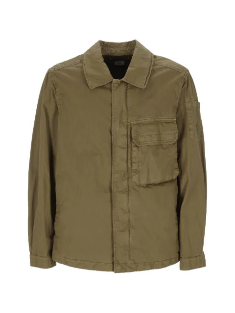 C.P. Company Lens-detail garment-dyed shirt