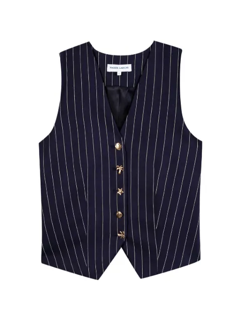 Maison Labiche Dubail pinstripe-pattern vest