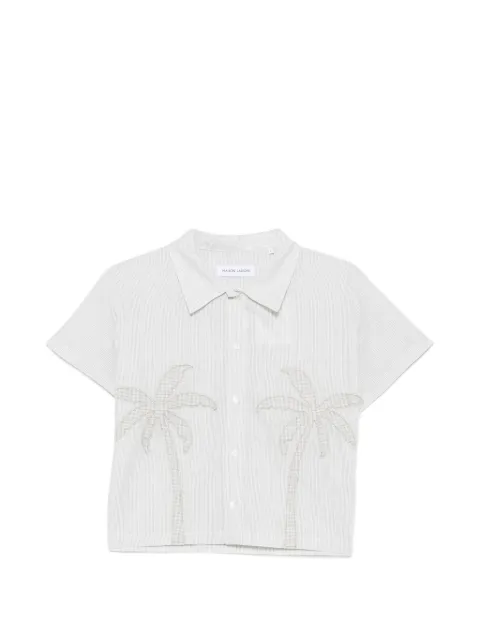 Maison Labiche Surville palm-patch shirt