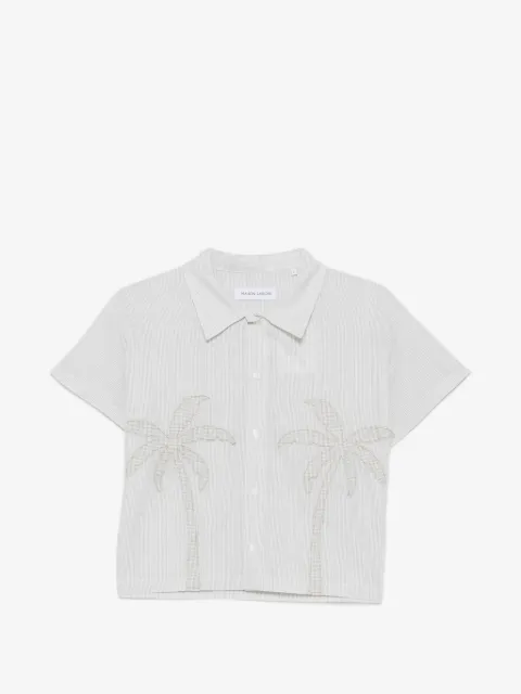 Maison Labiche Surville palm-patch shirt