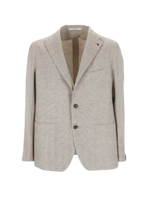 Tagliatore herringbone-weave blazer