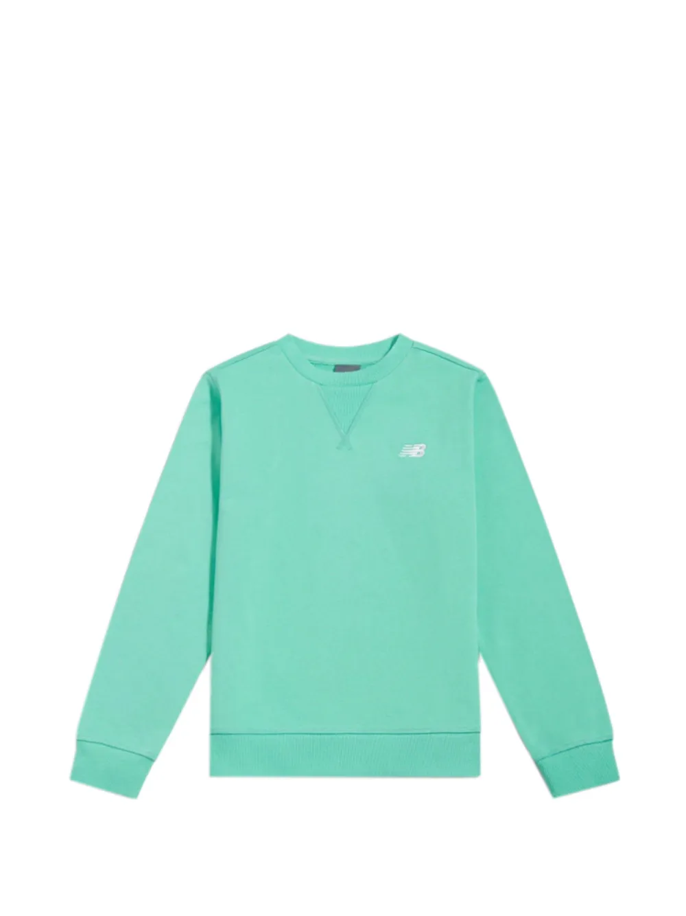 New Balance Kids logo-embroidered sweatshirt - Verde