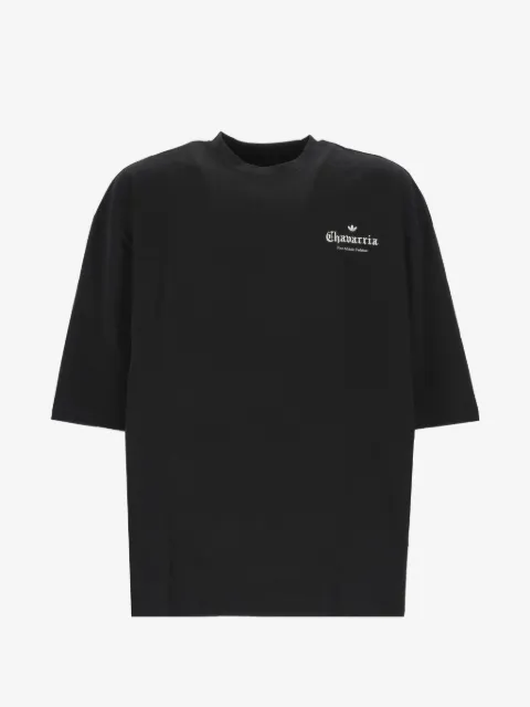 adidas x Willy Chavarria logo-print rose-graphic T-shirt
