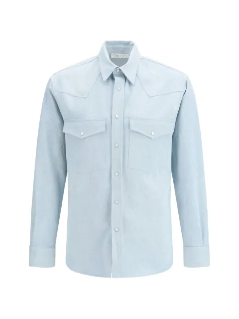 Umit Benan western-yoke button-up shirt