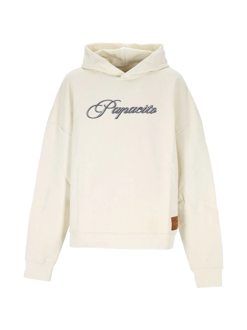 GARCIAS Papacito logo-print hoodie - Neutrals