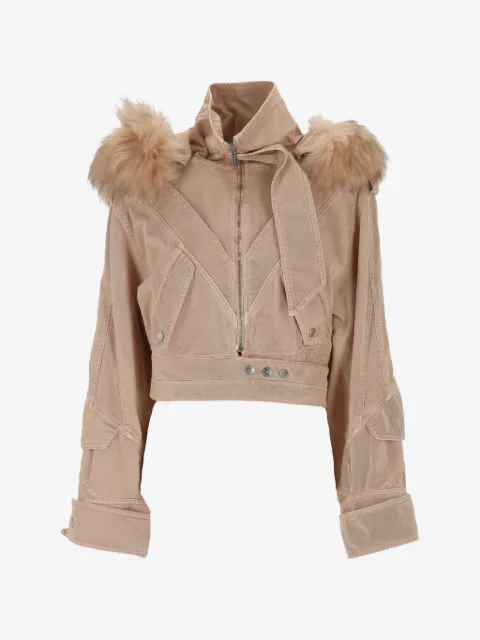 Blumarine beige cropped jacket